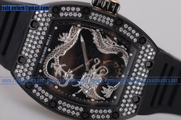Richard Mille Tourbillon RM 057 Dragon Watch PVD 1:1 Clone - Click Image to Close